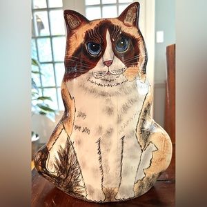 Cats by Nina Hand Painted Ragdoll Vase
